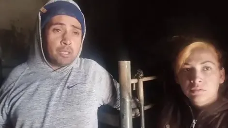 Casi lo peor para una beba de 5 meses que fue rescatada por su padre cuando ardía su casa