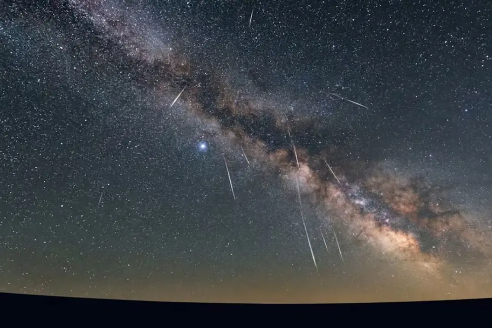 Lluvia de estrellas.