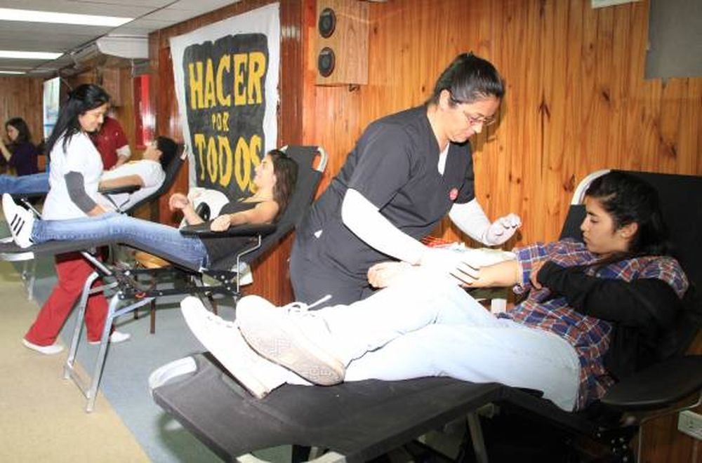 Buscan que se pueda hacer  transfusiones en el Sur