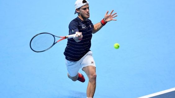 Schwartzman perdió con Djokovic en su debut en el Masters de Londres