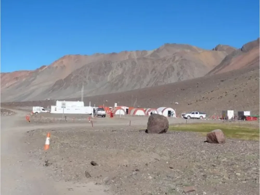 LOS AZULES. El proyecto cuprífero sanjuanino es uno de los más importantes a los ojos del mundo inversor.