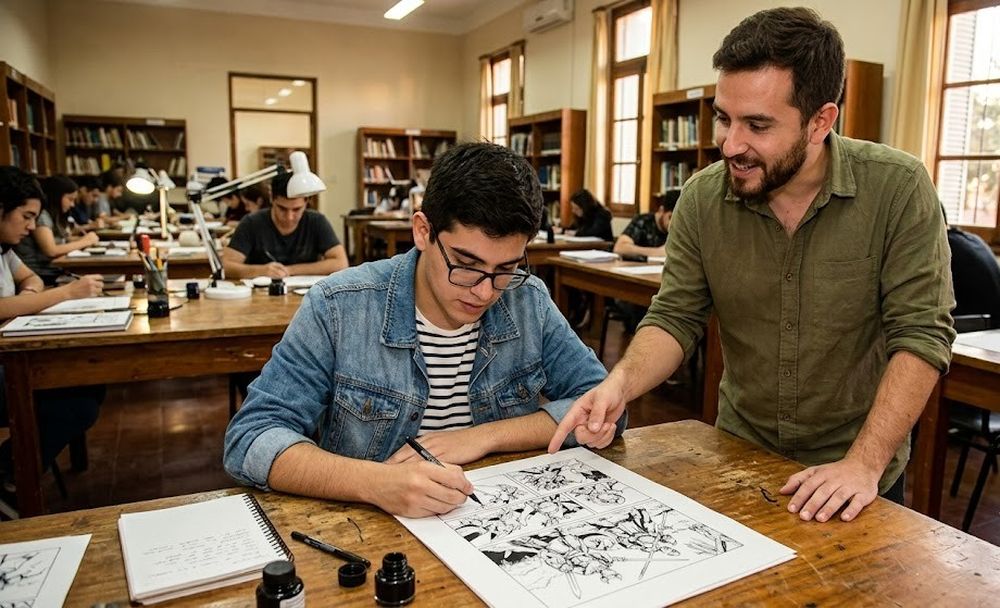 La Dirección de Bibliotecas Populares será el escenario de esta Mentoría gratuita, que apuntalará proyectos de literatura ilustrada (imagen ilustrativa)