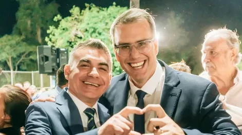 Gramajo y Munisaga en la apertura de sesiones en Rawson.-