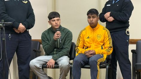 Thiago Yair Narváez Córdoba y Agustín Emanuel Vila, los responsables del aberrante caso ocurrido en Concepción, en Capital.&nbsp;