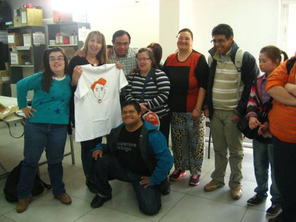 Con la camiseta puesta