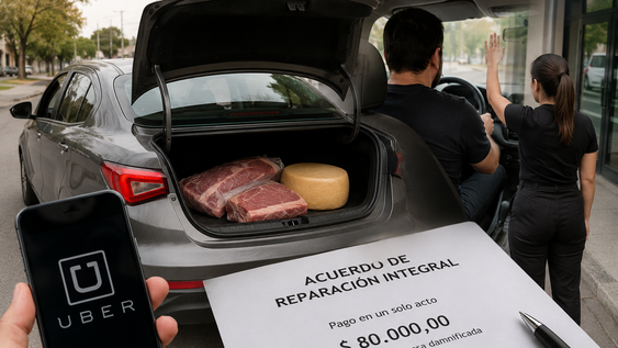 El caso se resolvió tres meses después, con una reparación integral del daño propuesta por el conductor de Uber.&nbsp;