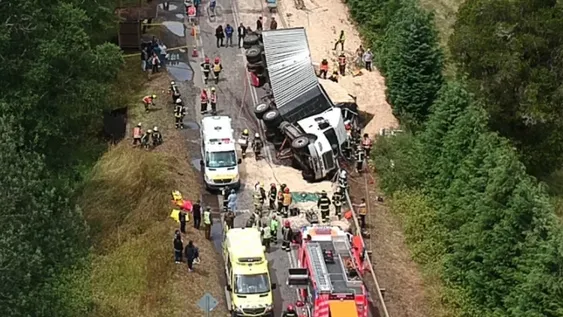Al menos 9 muertos y 11 heridos por un triple choque en Chile