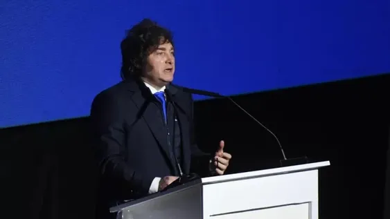 El presidente Javier Milei en San Rafael.