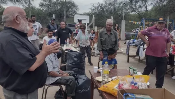 Cáritas encabezó un gran operativo solidario para ayudar a familias de Valle Fértil afectadas por las lluvias.