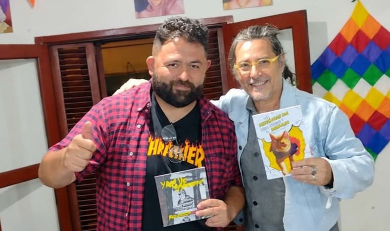 Postales del rock de los 80 y 90, literatura, música e ilustración en vivo serán parte de Gira x Dos.