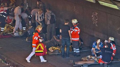 Avalancha mortal en una fiesta tecno en Alemania