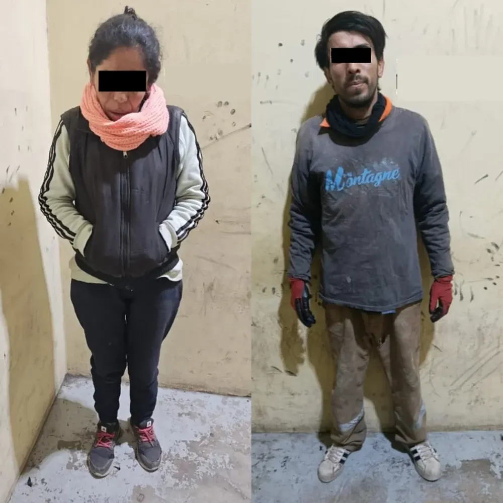 Aprehendieron a una pareja que robaba varillas de una obra en el Barrio Parque Independencia
