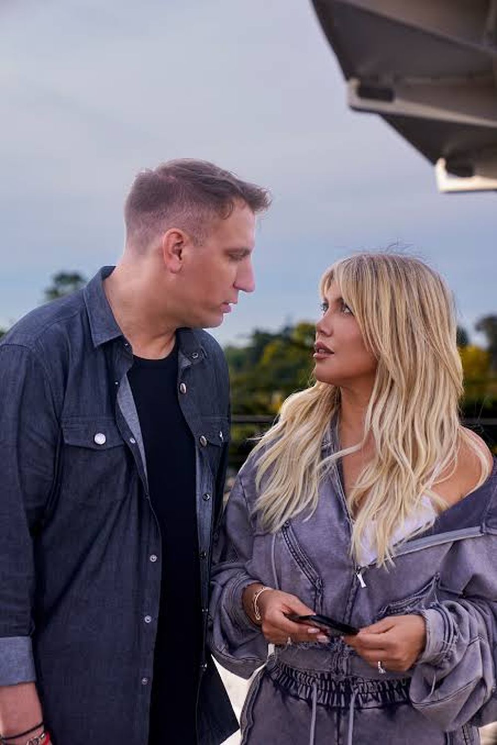 Triángulo amoroso, con Wanda Nara y Maxi López