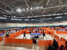 Velódromo. El coloso Chancay albergó el tenis de mesa y otros deportes de los Juegos Nacionales.