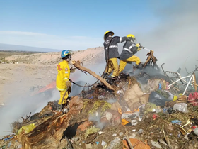 El Zonda provocó incendios en varios departamentos y mantiene en alerta a San Juan
