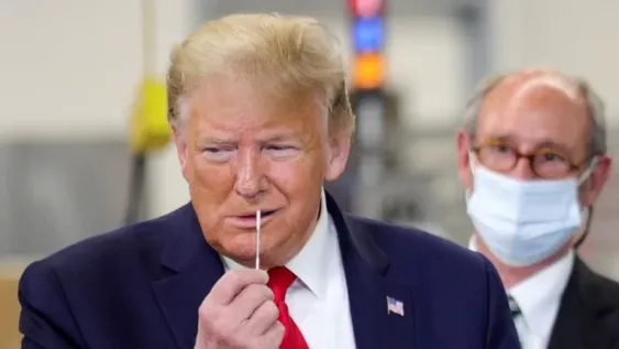 Trump tuiteó que tiene coronavirus y obtuvo medio millón de me gusta en una hora