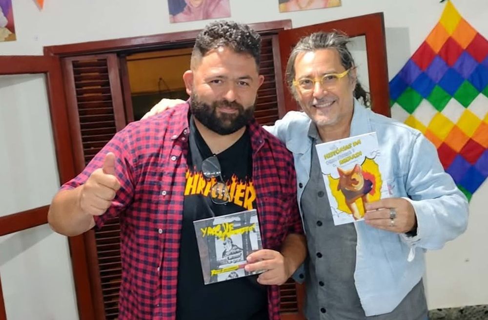 Postales del rock de los 80 y 90, literatura, música e ilustración en vivo serán parte de Gira x Dos.
