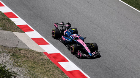 Franco Colapinto mostró un buen rendimiento en la FP1 en España