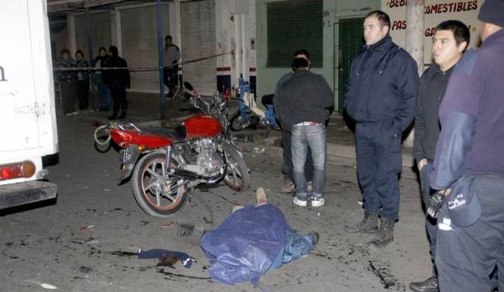 Choque de motos con un trágico final