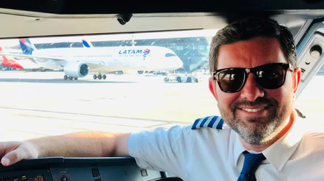 El piloto Agustín Issin Hansen.-