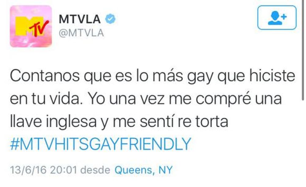 El exabrupto homofóbico de MTV
