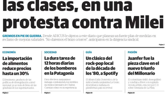 Tapa Edición 29 de Enero 2026