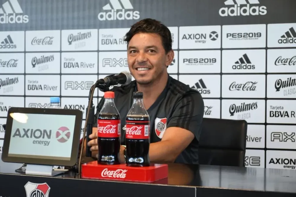 Gallardo y una broma para Boca por el reclamo ante el TAS