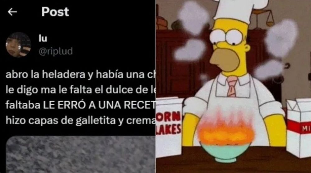Encontró una chocotorta “medio rara” y apuntó contra su madre: “Le erró a una receta con 3 ingredientes”