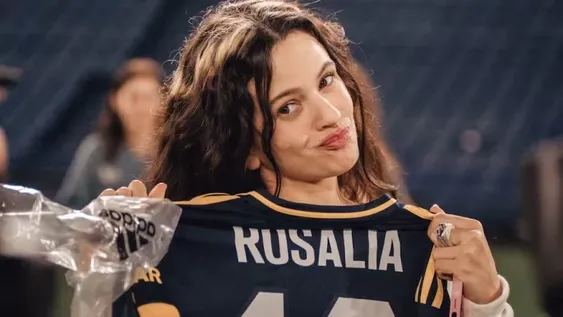 Rosalía en la Bombonera.-