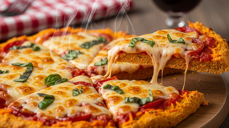 Receta de pizza de zanahorias sin harinas, rápida y fácil