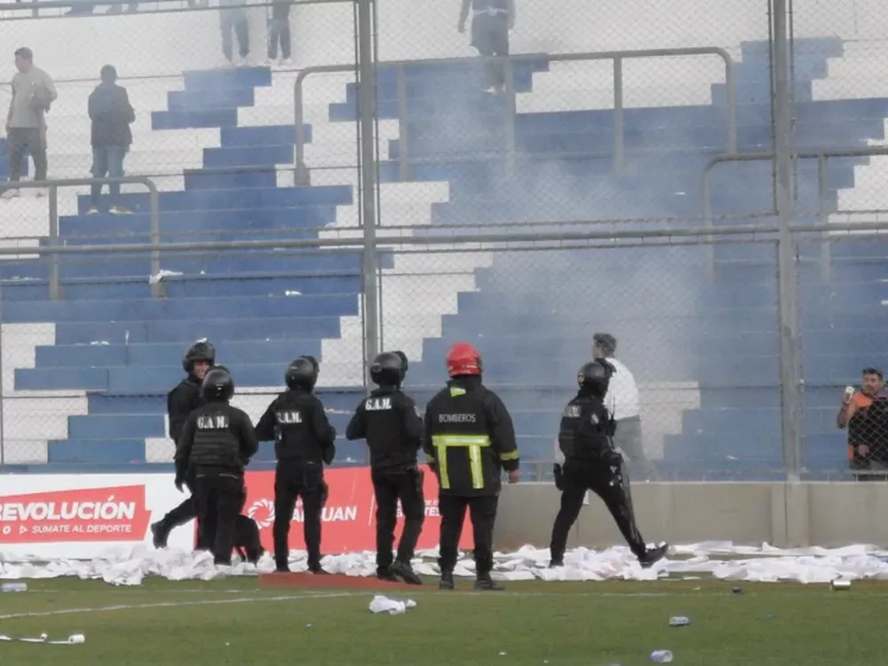 Los daños por la final Unión-Aberastain alcanzaron un monto de 400.000 pesos