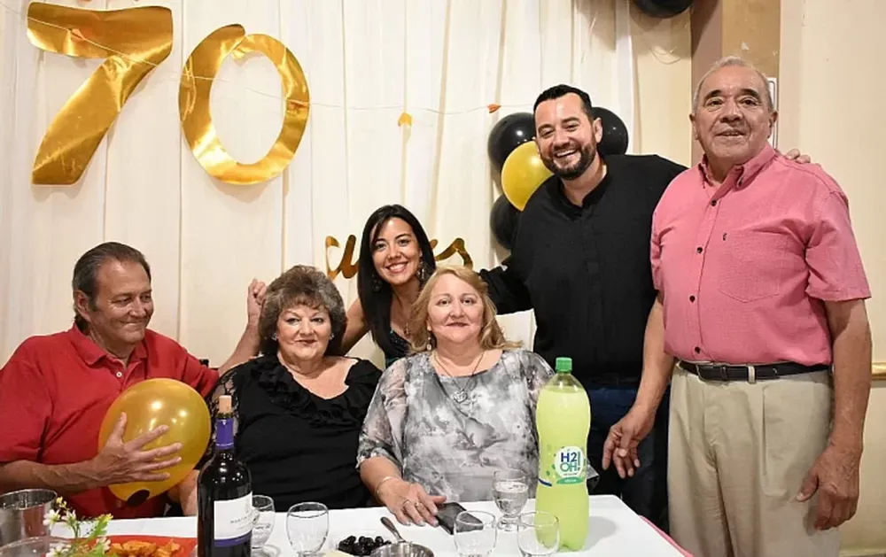 Nelly D´Amico de Riveros celebró sus 70 cumpleaños