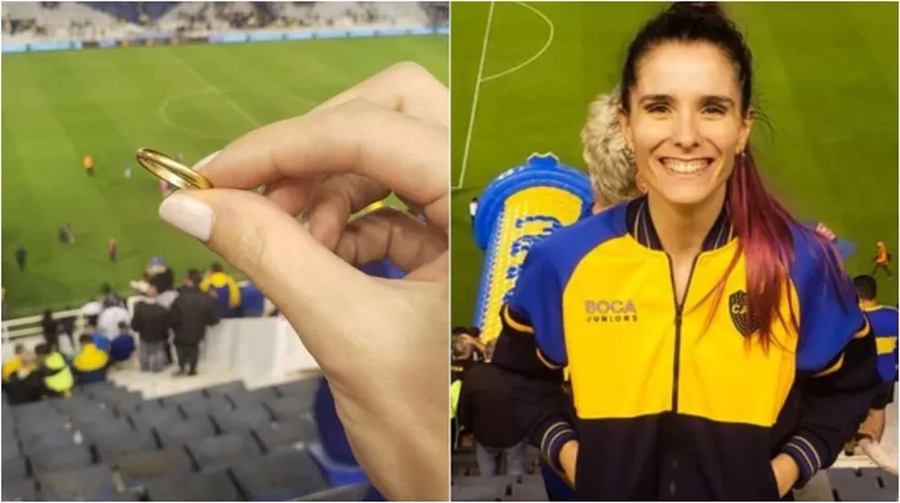 Encontró una alianza de 1950 en la cancha de Vélez y busca al dueño