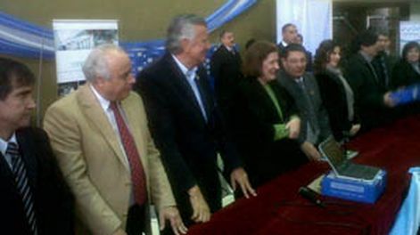 Gioja prometió ayuda para construir el polideportivo de la Boero
