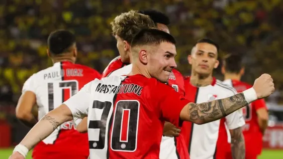 FIGURA. Franco Mastantuonno es la bandera ganadora de un momento dulce en River en todos los frentes.